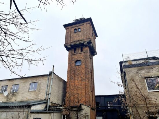 Vandens bokštas prie buvusio Dalgių fabriko-Vilnius'